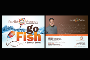 Go Fish Sermon Series  | Diseño de Postal por NatPearlDesigns