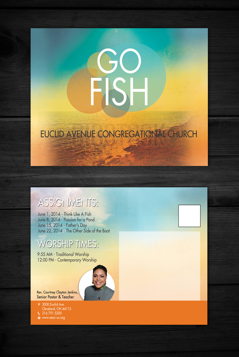 Diseño de Postal por ESolz Technologies para Euclid Avenue Congregational Church | Diseño #3826409