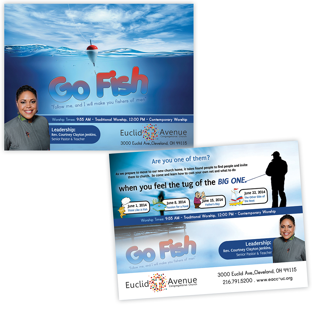 Design de Carte Postale par creationz2011 pour Euclid Avenue Congregational Church | Design #3830543