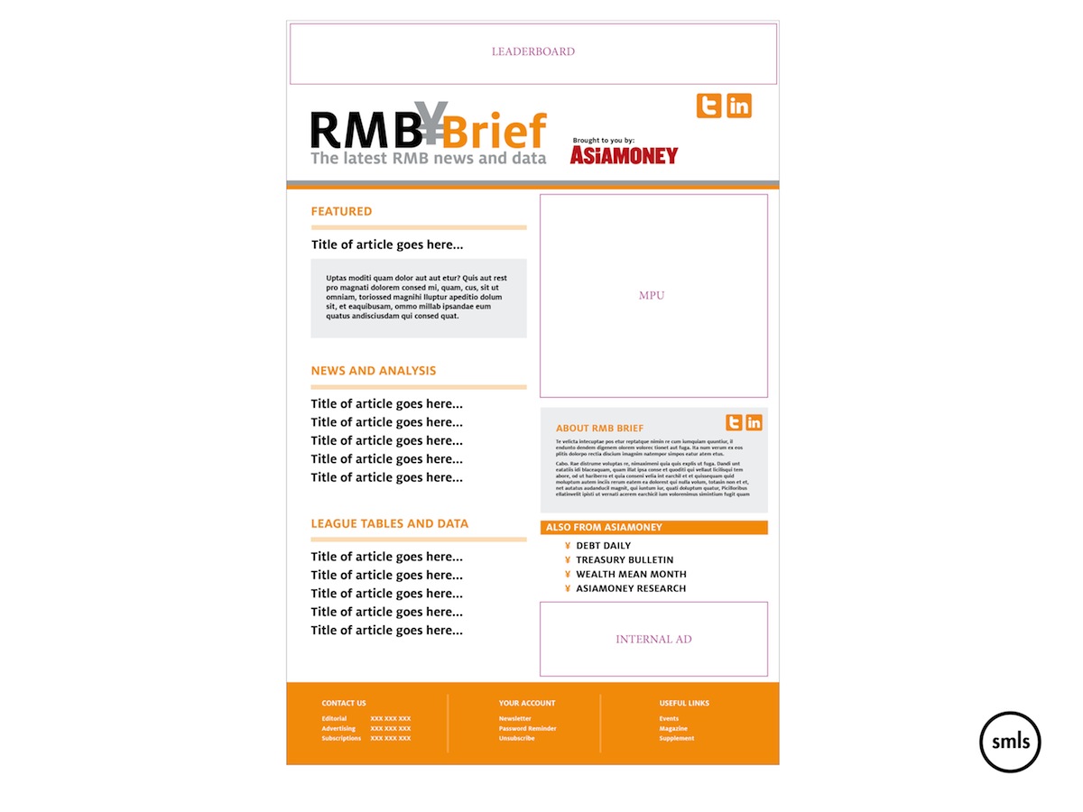 Newsletter Design by smls for this project | Design #1031180