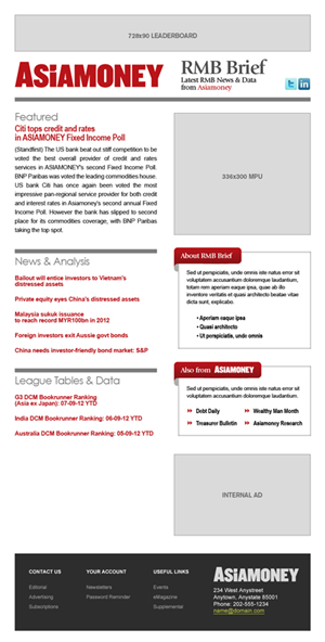 Newsletter Design by ProGravix