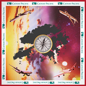 Scarf design 900mm x 900mm | Kunst-Design von James Hamilton