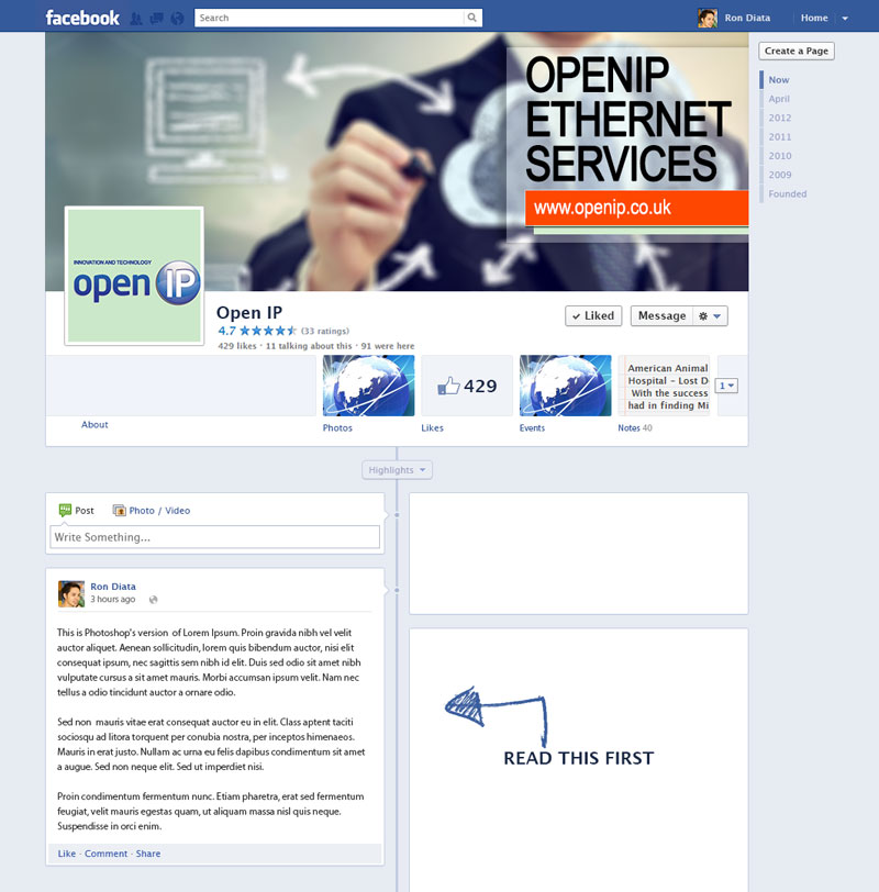 Diseño de Twitter por rdesign12 para OpenIP Ltd | Diseño #3840961