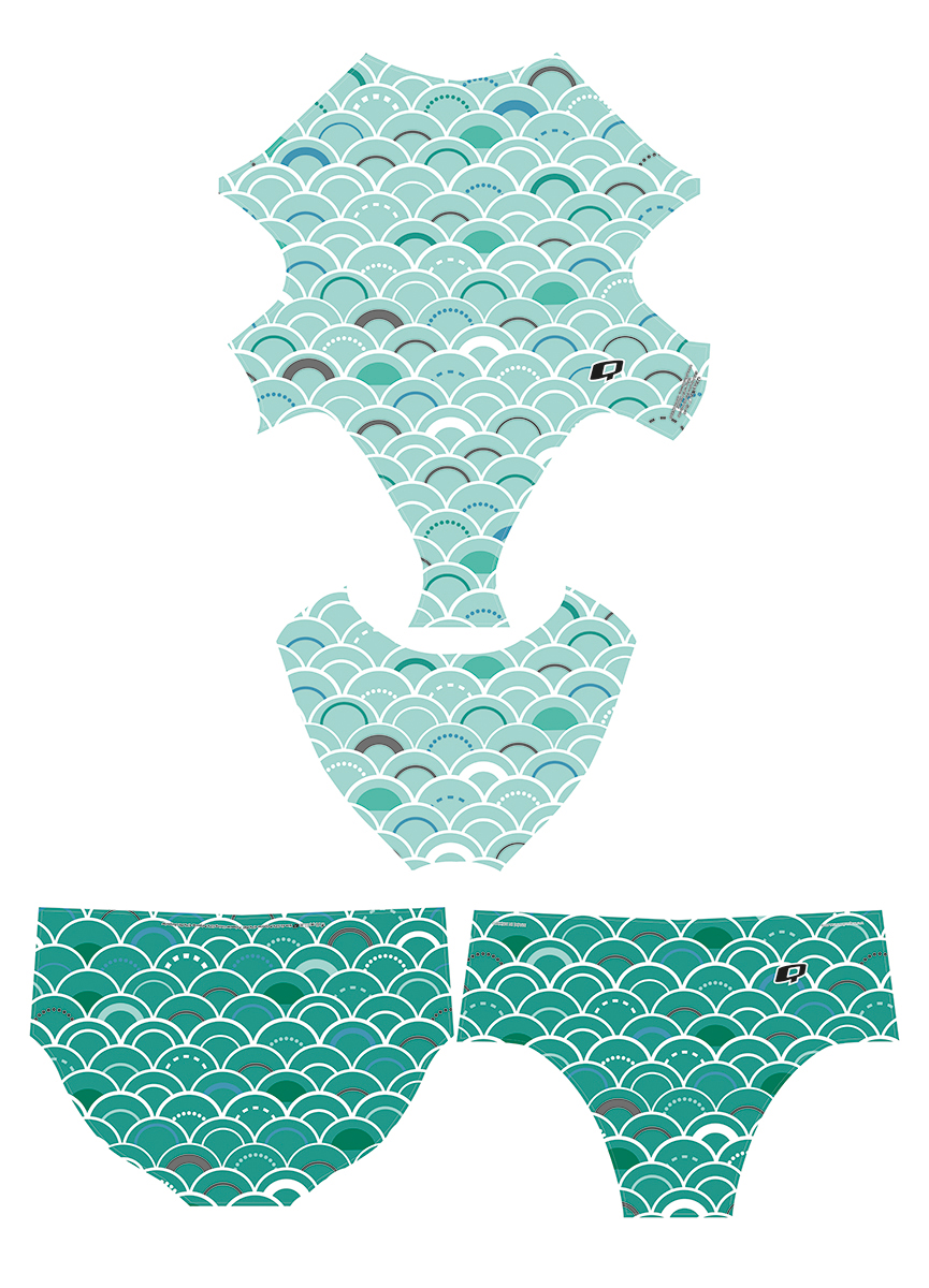 Grafik-Design von Laura Irwin Illustration für Q Swimwear | Design #3876457