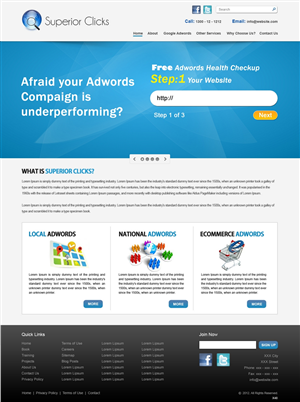 Web Design by pb for Impact Clicks Pty Ltd | Design: #1025907