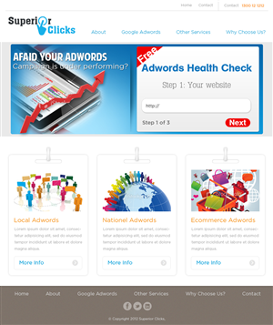 Web Design by ShreejiAkshar for Impact Clicks Pty Ltd | Design: #1026871