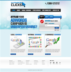 Web Design by TechWise for Impact Clicks Pty Ltd | Design: #1020810