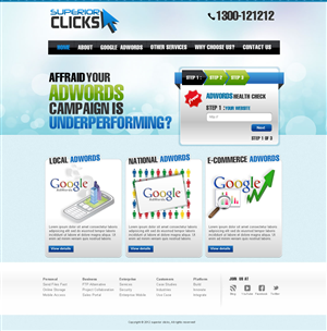 Web Design by TechWise for Impact Clicks Pty Ltd | Design: #1020815