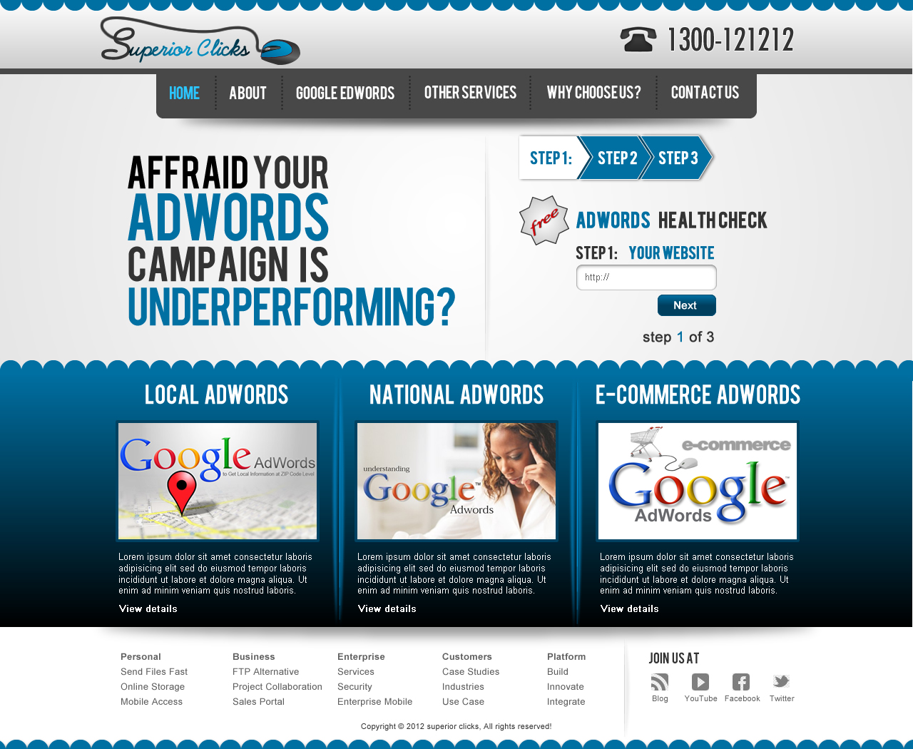 Web Design by TechWise for Impact Clicks Pty Ltd | Design #1020818