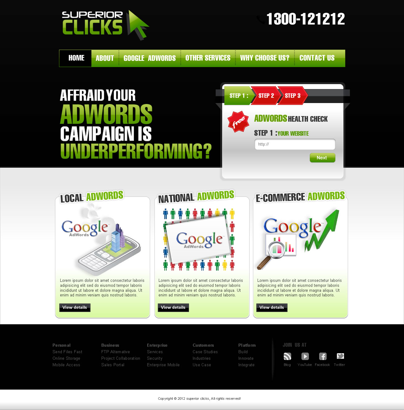Web Design by TechWise for Impact Clicks Pty Ltd | Design #1024023