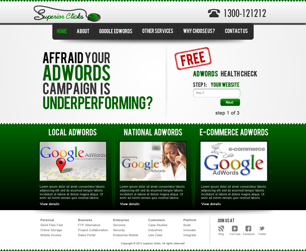 Web Design by TechWise for Impact Clicks Pty Ltd | Design #1024029
