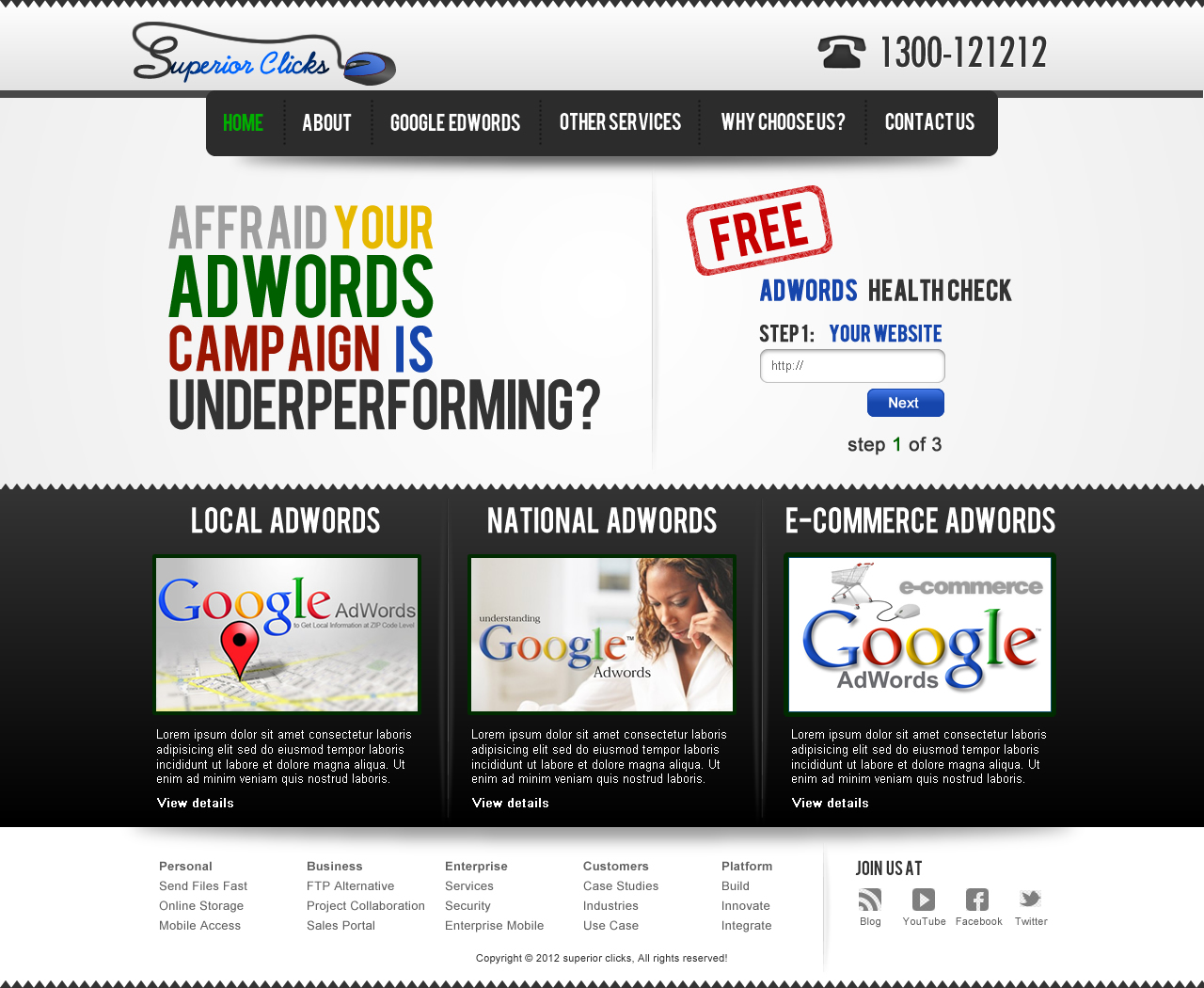 Web Design by TechWise for Impact Clicks Pty Ltd | Design #1024032