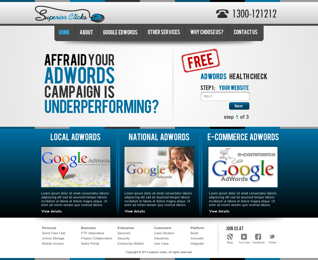 Web Design by TechWise for Impact Clicks Pty Ltd | Design #1024039