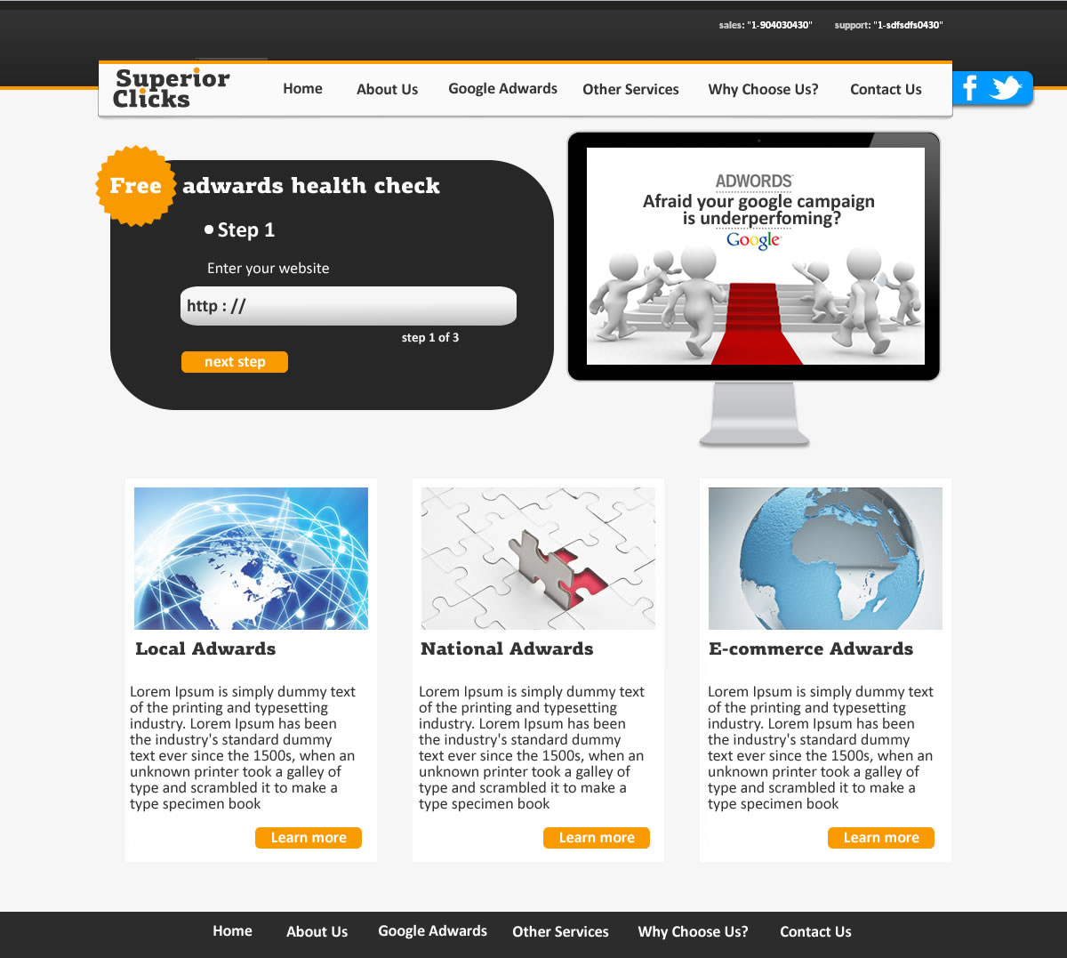 Web Design by VangelTzo for Impact Clicks Pty Ltd | Design #1025189