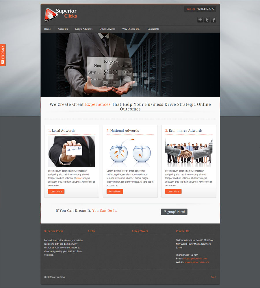 Web Design par Naveen Kumar pour Impact Clicks Pty Ltd | Design #1019023