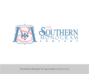 Logo Design by Grebo for The Southern Monogram Company, LLC | Design #3868066