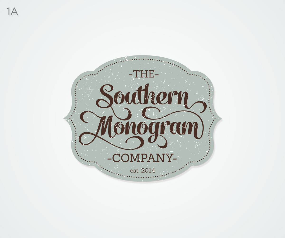 Logo Design by izvar for The Southern Monogram Company, LLC | Design #3879536