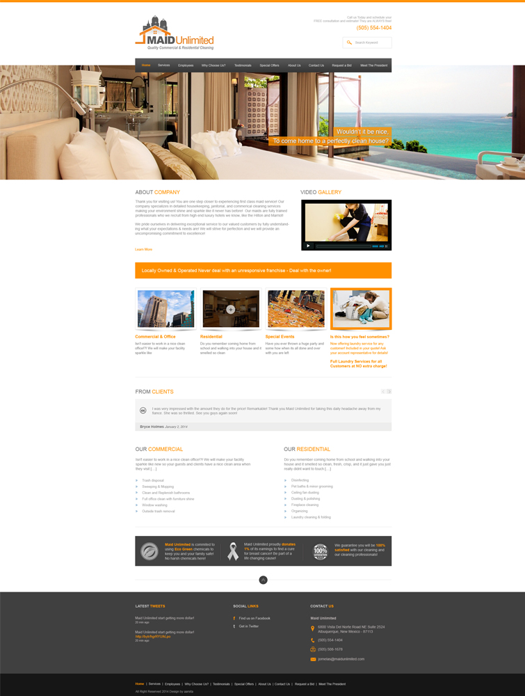 Web Design by aarsita for Maverick Web Video | Design #3840147