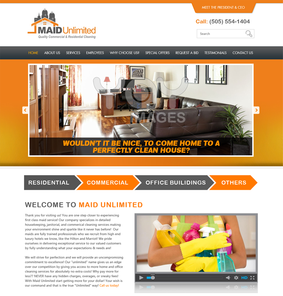 Web Design by Expert Designer for Maverick Web Video | Design #3832475