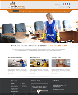 Web-Design von jennie für Maverick Web Video | Design: #3840449