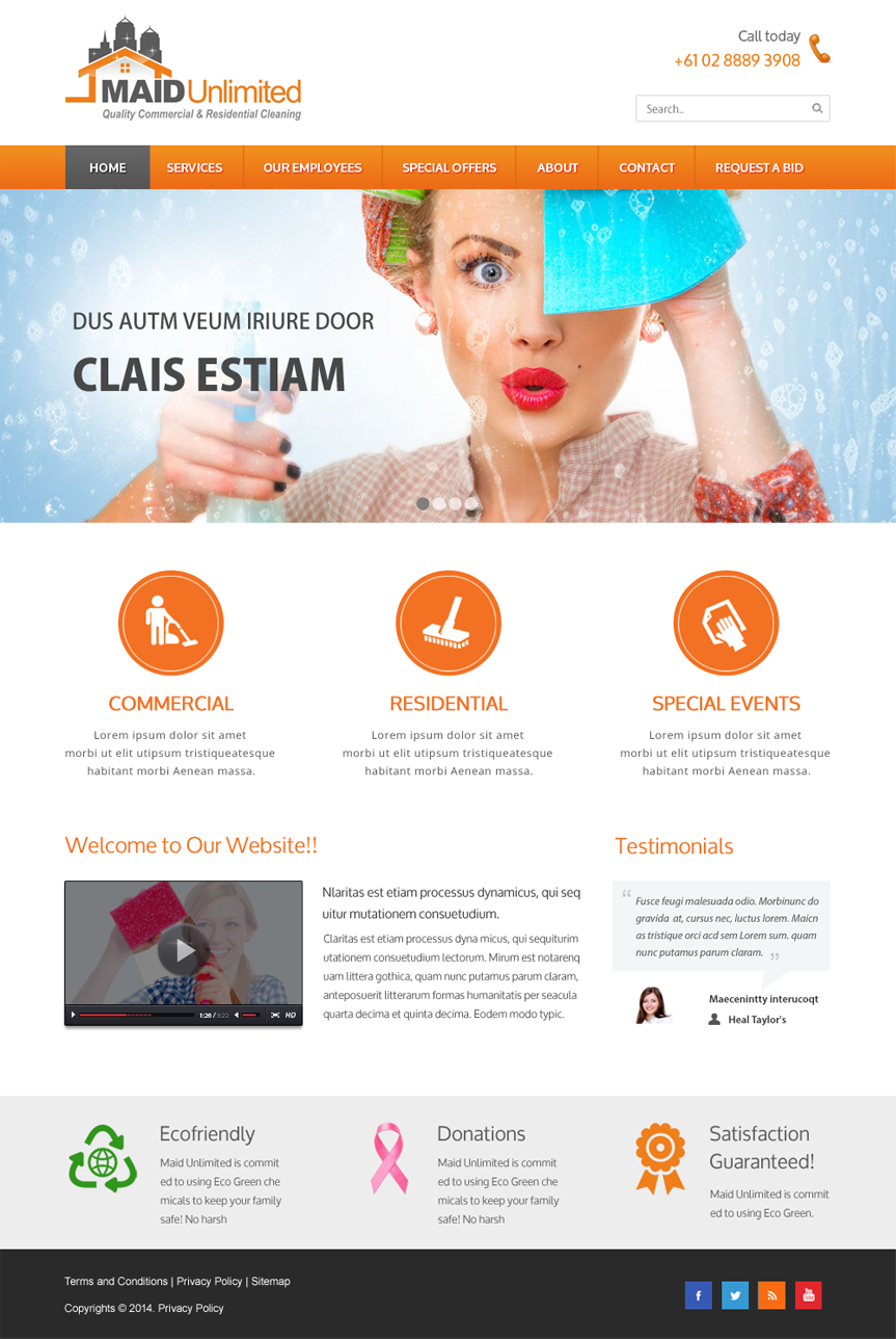 Web Design par Infinity Pix pour Maverick Web Video | Design #3826234