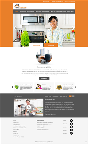 Web Design by pb for Maverick Web Video | Design: #3845051
