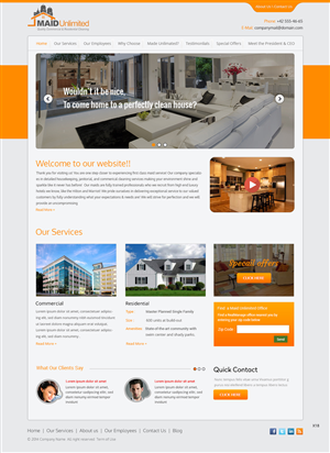 Web Design by pb for Maverick Web Video | Design: #3845084