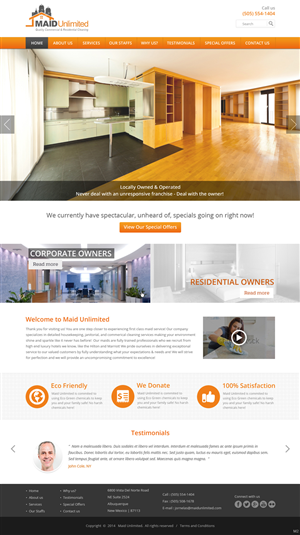 Web Design by pb for Maverick Web Video | Design: #3845091