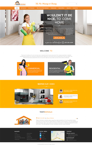 Web Design by the-lion-king for Maverick Web Video | Design: #3824751