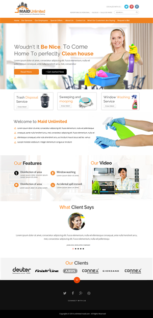 Web Design by OM for Maverick Web Video | Design: #3849259