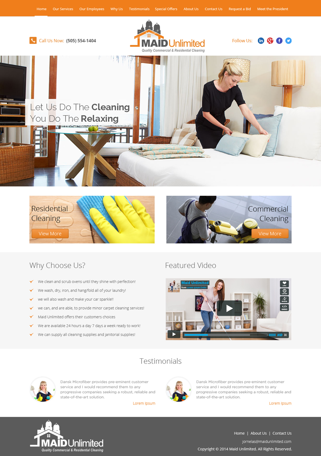 Web Design by OM for Maverick Web Video | Design #3849311