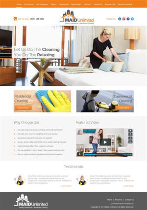 Web Design by OM for Maverick Web Video | Design: #3849311