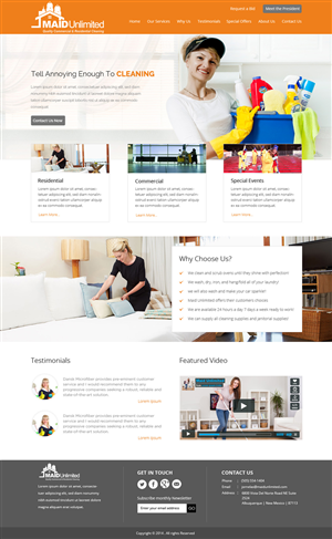 Web Design by OM for Maverick Web Video | Design: #3849330