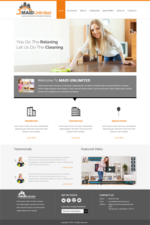 Web Design by OM for Maverick Web Video | Design: #3849338