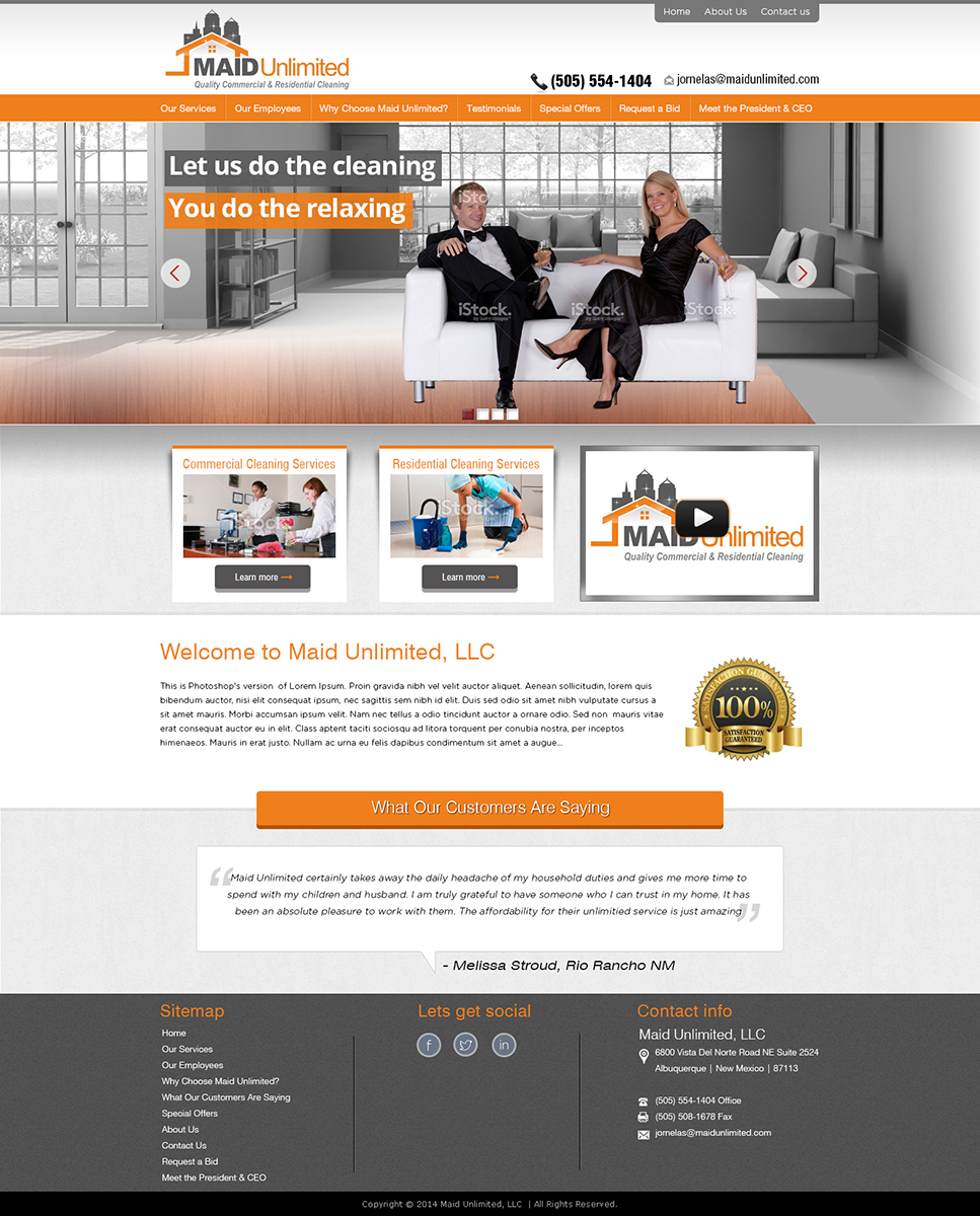 Web Design by Tanvir for Maverick Web Video | Design #3826342