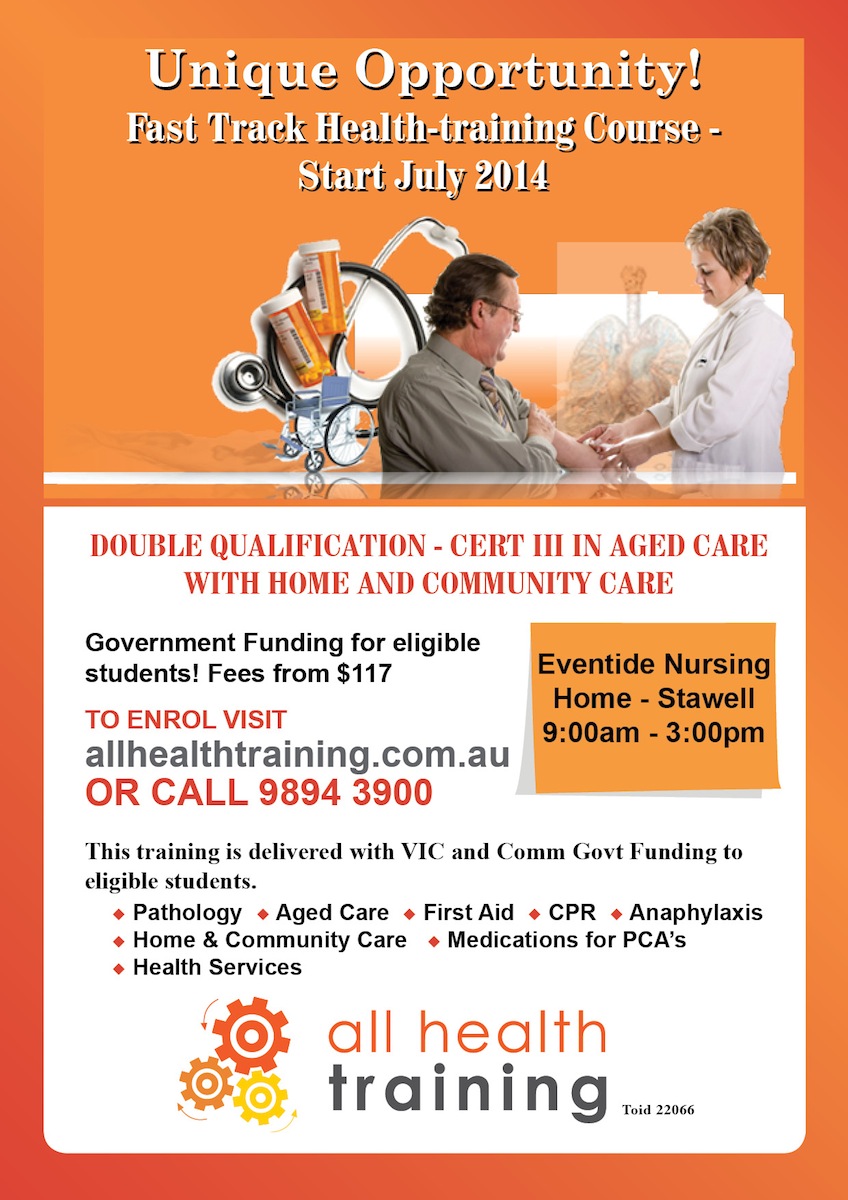 Flyer Design by Chandra for All Health Training | Design #3875628