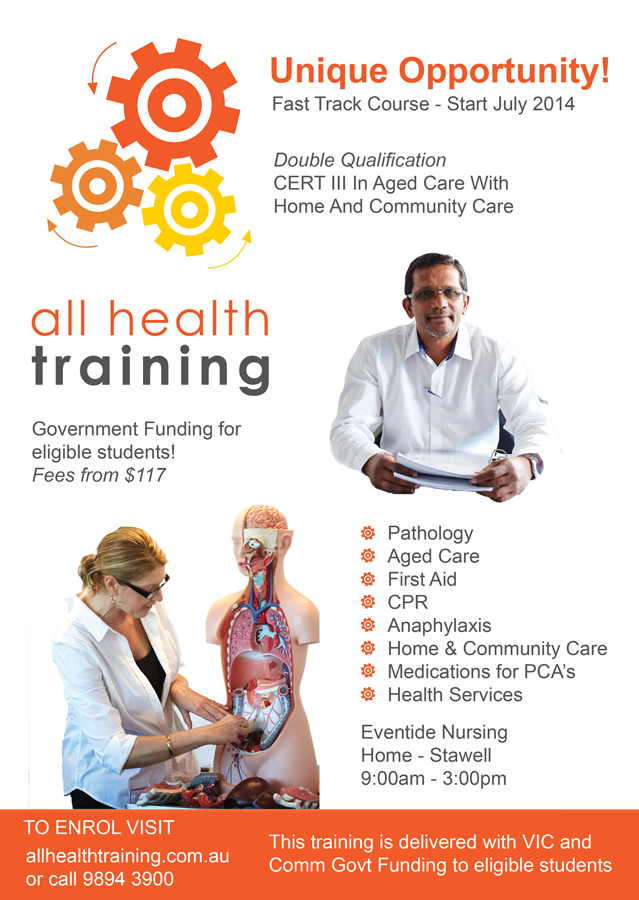 Flyer Design by DM for All Health Training | Design #3861105
