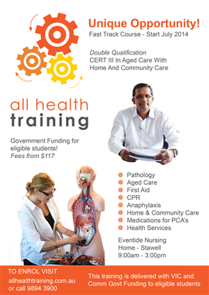Flyer Design by DM for All Health Training | Design #3861105