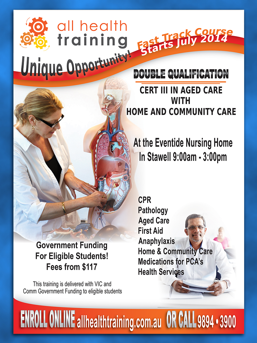 Flyer Design by byDesign Graphic Design for All Health Training | Design #3863072