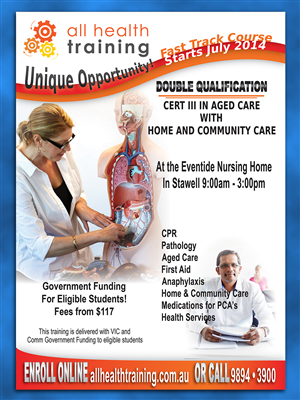 Flyer Design by byDesign Graphic Design for All Health Training | Design: #3863072