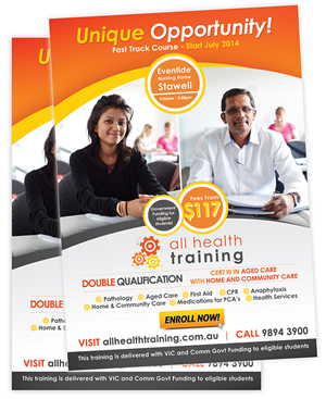 Flyer Design by creationz2011 for All Health Training | Design #3887108