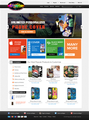 Web Design by OM for Maverick Web Video | Design: #4128225