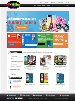 Web Design by OM for Maverick Web Video | Design: #4128228