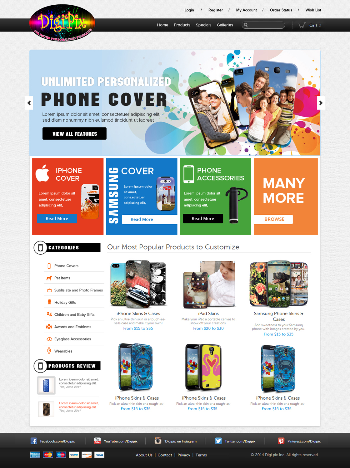 Web Design by OM for Maverick Web Video | Design #4273660