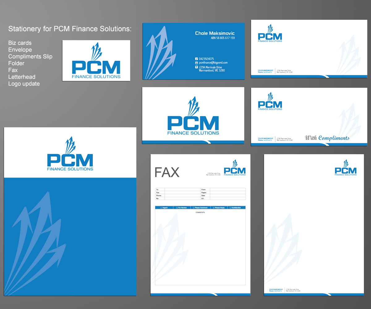 Stationery Design by kousik for this project | Design #3823585