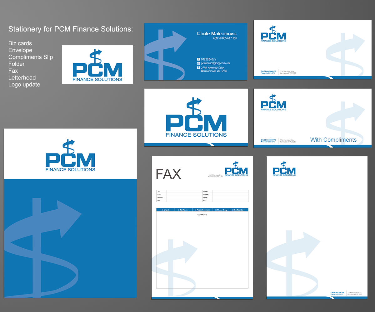 Stationery Design by kousik for this project | Design #3833229