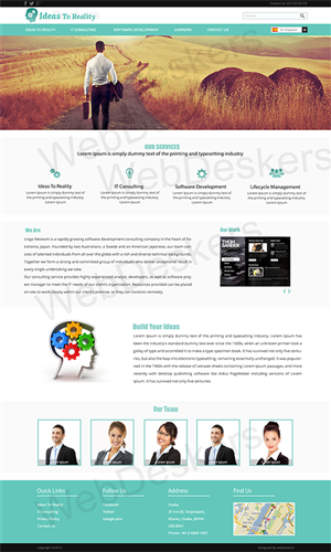Wordpress Design by web deskers for Lingo Network | Design #3867893