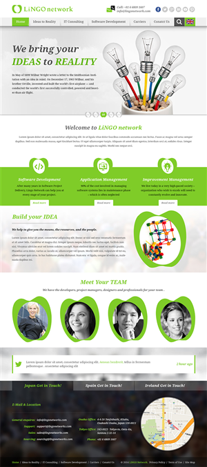 Wordpress Design by Creative Usha for Lingo Network | Design #3858815