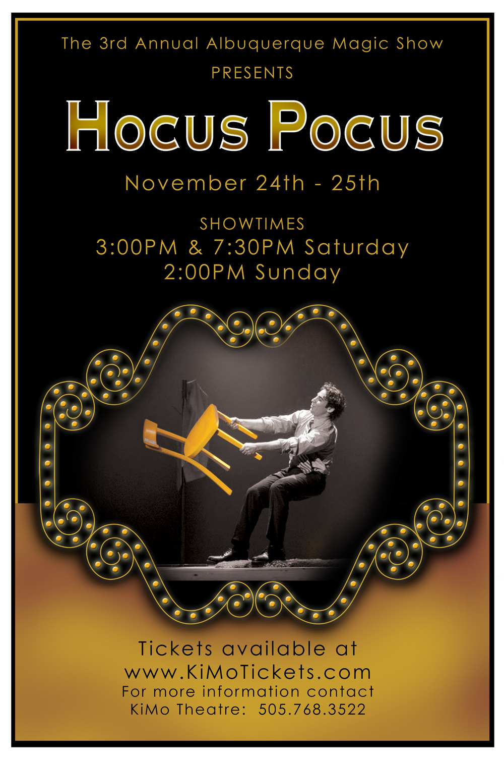 Poster Design by cincocinco for Show Monkey Productions | Design #1101974