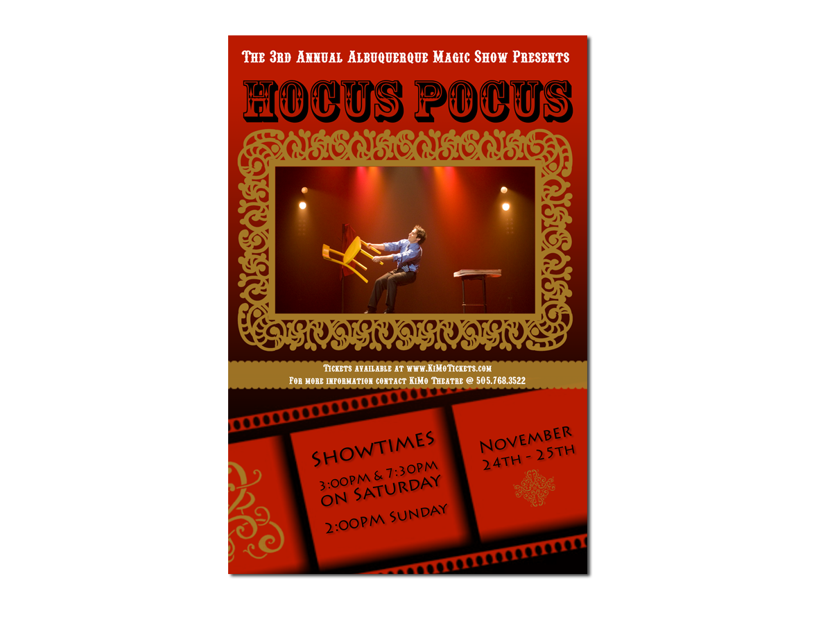 Poster Design by Jo Hooper for Show Monkey Productions | Design #1074697